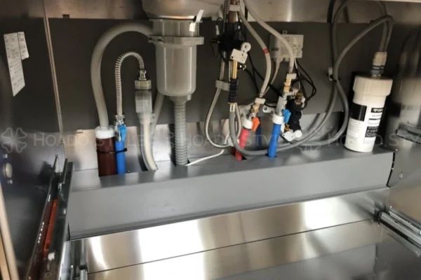 Tủ bếp inox hiện đại hoado style